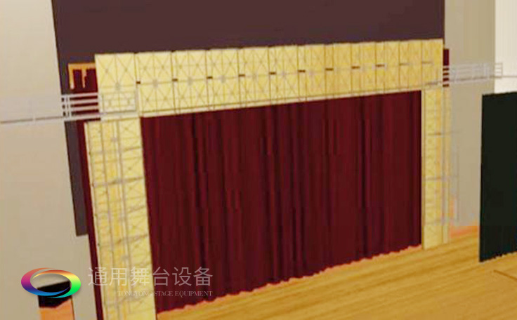 防火隔離幕Safety curtain——舞臺(tái)、觀眾廳分隔 阻斷火源及有害煙氣的擴(kuò)散